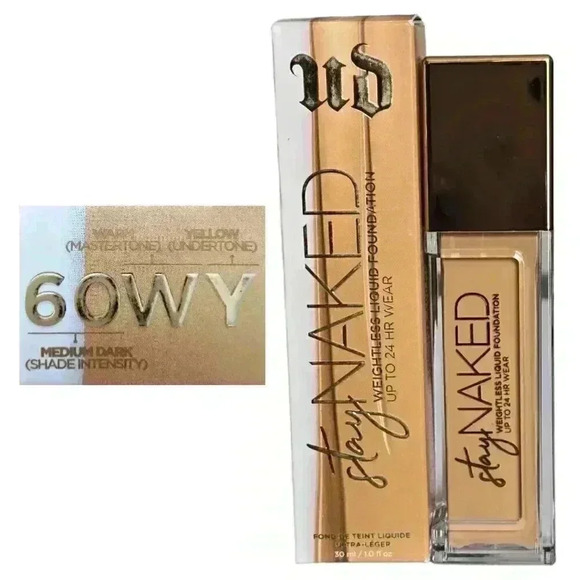 Urban Decay Cosmetics Stay Naked Weightless Liquid Foundation 60WY - Picture 1 of 2